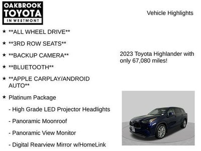 2023 Toyota Highlander Platinum