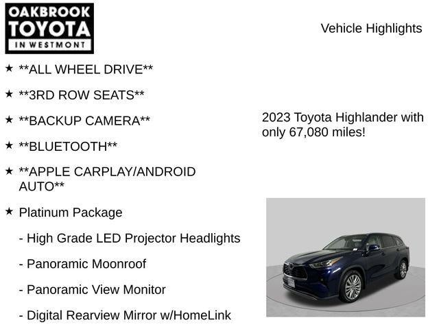 2023 Toyota Highlander Platinum