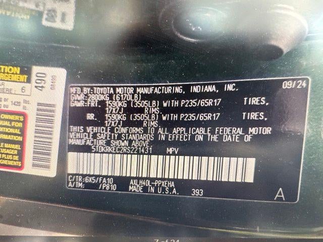 2024 Toyota SIENNA LE LE 8 Passenger