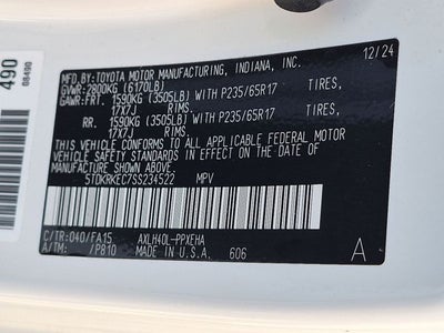 2025 Toyota Sienna LE 8 Passenger