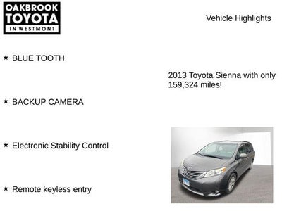 2013 Toyota SIENNA XLE 3.5L XLE