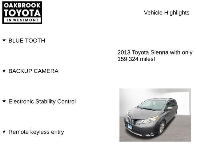 2013 Toyota SIENNA XLE 3.5L XLE
