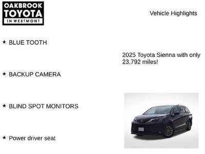 2025 Toyota Sienna XLE 8 Passenger