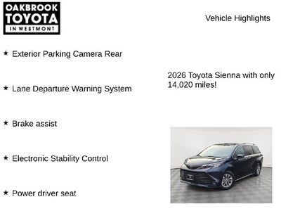 2026 Toyota Sienna XLE 8 Passenger