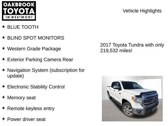 2017 Toyota Tundra 1794 5.7L V8