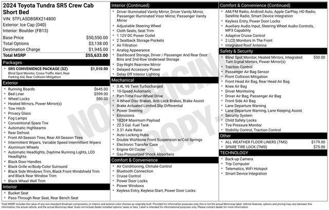 2024 Toyota TUNDRA 4X4 SR5