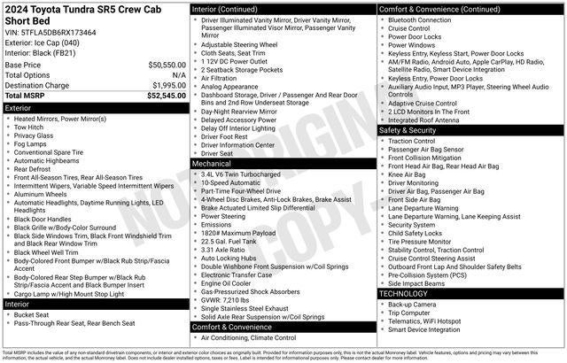 2024 Toyota TUNDRA 4X4 SR5