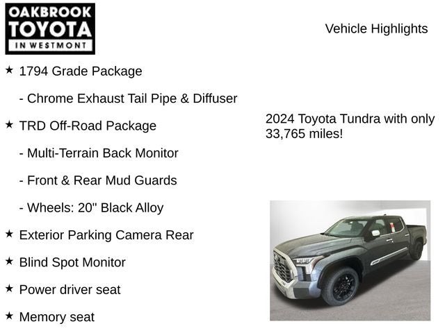 2024 Toyota Tundra 1794