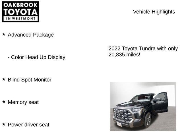 2022 Toyota TUNDRA 4X4 Platinum
