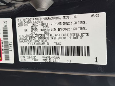 2023 Toyota Tundra i-FORCE MAX Capstone