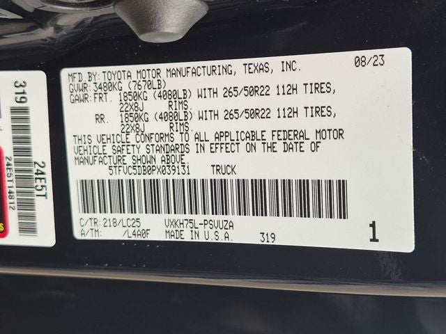 2023 Toyota Tundra i-FORCE MAX Capstone