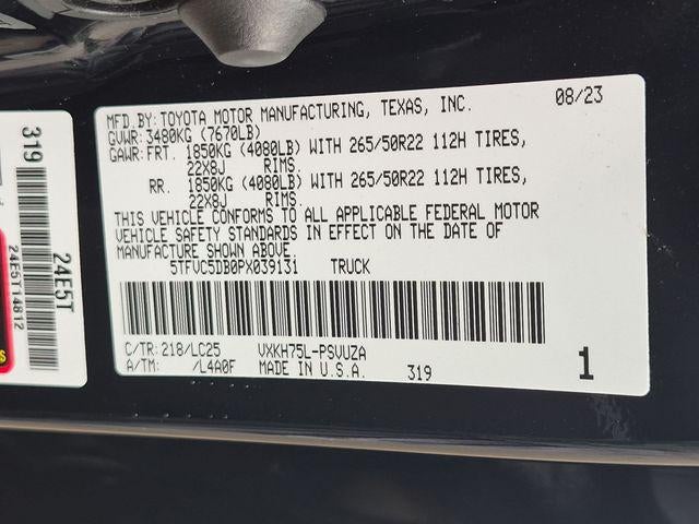 2023 Toyota Tundra i-FORCE MAX Capstone