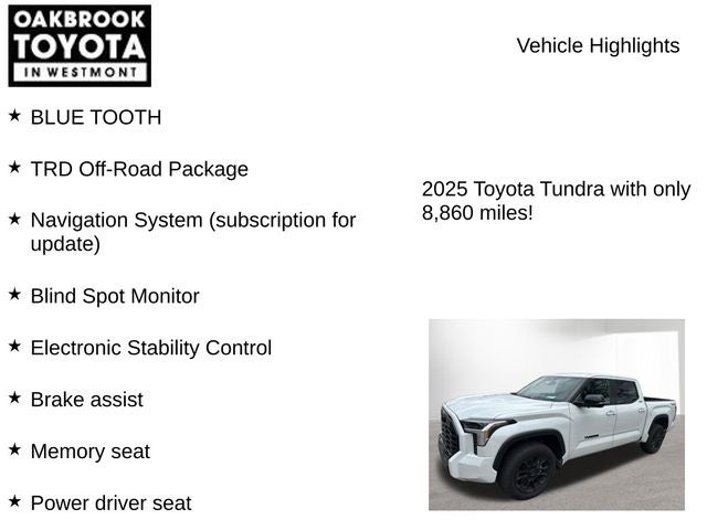 2025 Toyota Tundra Limited