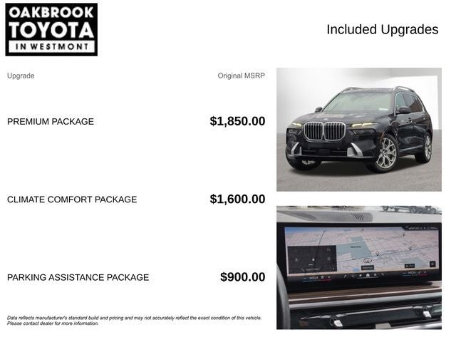 2025 BMW X7 xDrive40i