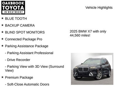 2025 BMW X7 xDrive40i