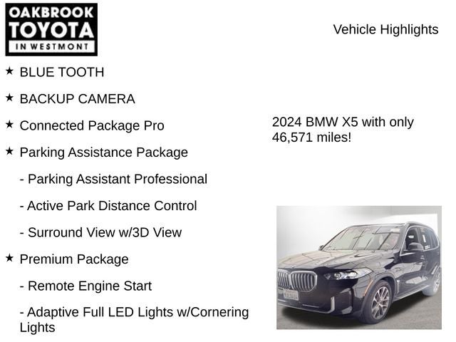 2024 BMW X5 xDrive40i