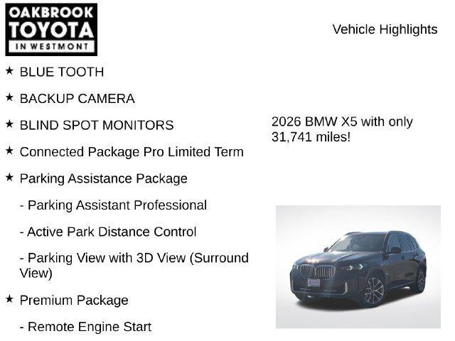 2026 BMW X5 xDrive40i