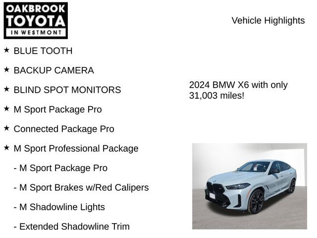 2024 BMW X6 M60i
