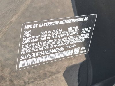 2022 BMW X3 xDrive30i