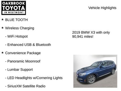 2019 BMW X3 xDrive30i