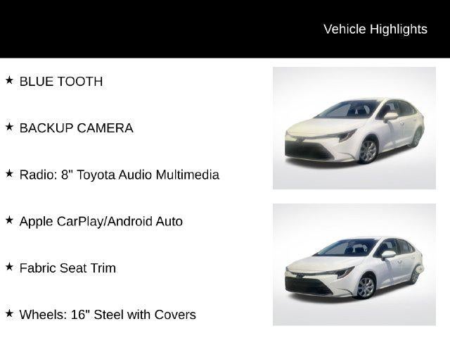 2025 Toyota Corolla LE