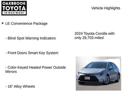 2024 Toyota COROLLA LE