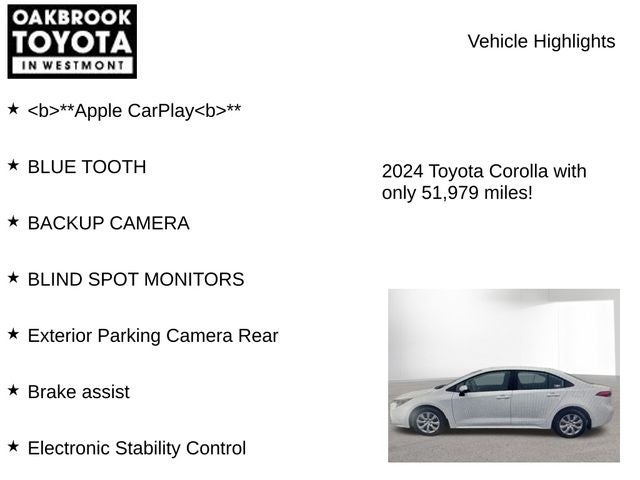 2024 Toyota Corolla LE