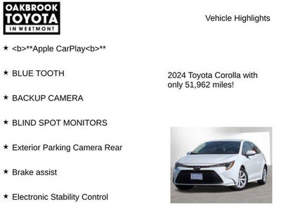 2024 Toyota COROLLA LE