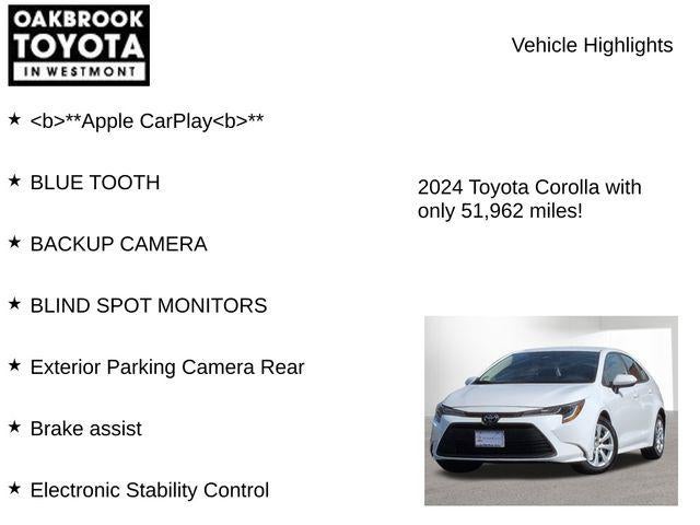 2024 Toyota COROLLA LE