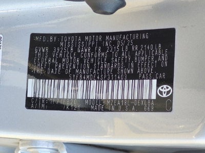 2025 Toyota Corolla LE