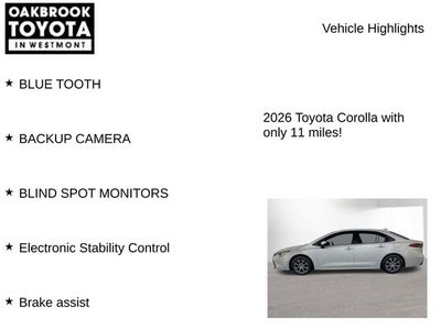 2026 Toyota Corolla LE