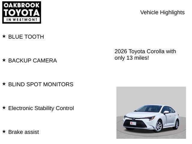 2026 Toyota Corolla LE
