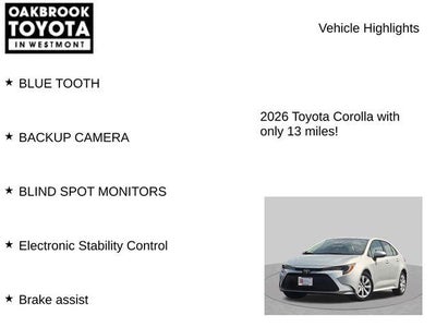 2026 Toyota Corolla LE