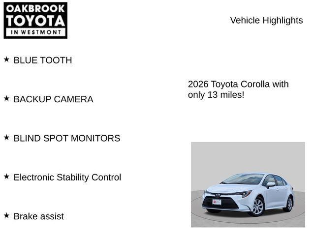 2026 Toyota Corolla LE