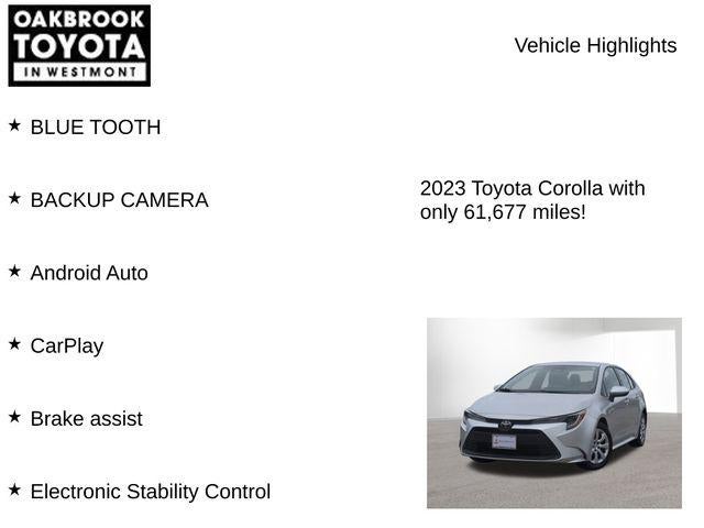 2023 Toyota COROLLA LE