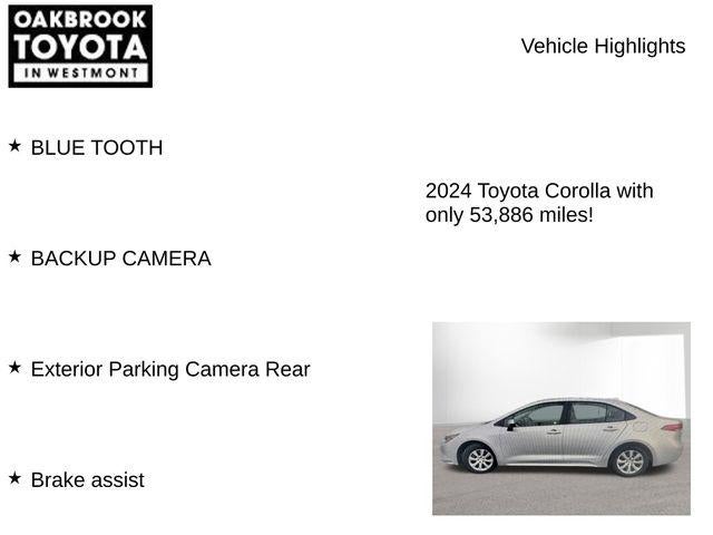2024 Toyota COROLLA LE