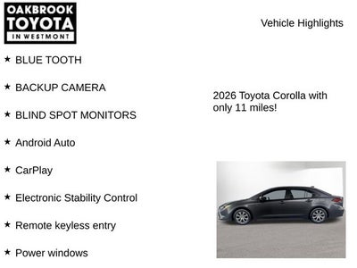 2026 Toyota Corolla LE