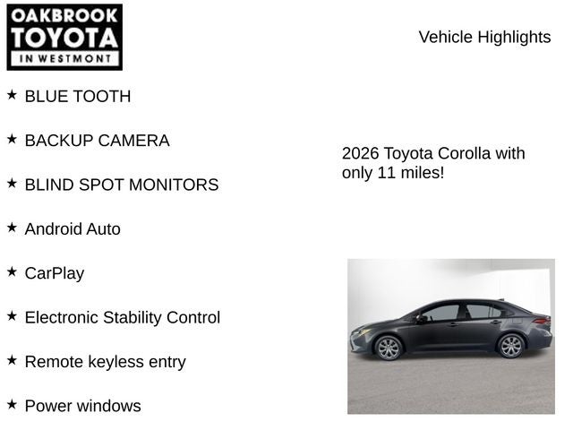 2026 Toyota Corolla LE