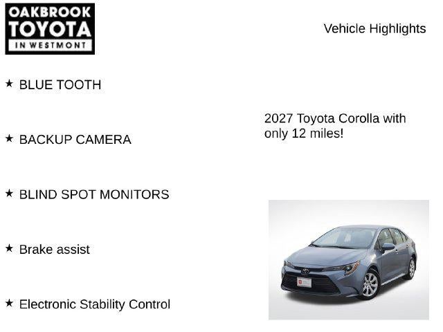 2027 Toyota Corolla LE