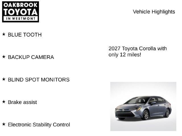 2027 Toyota Corolla LE
