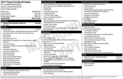 2017 Toyota Corolla L