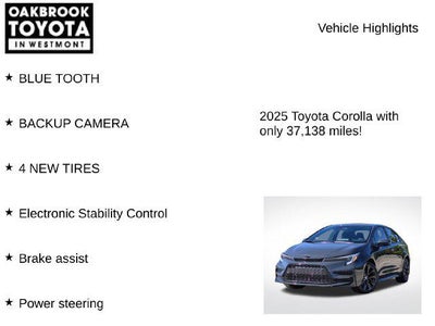 2025 Toyota Corolla SE