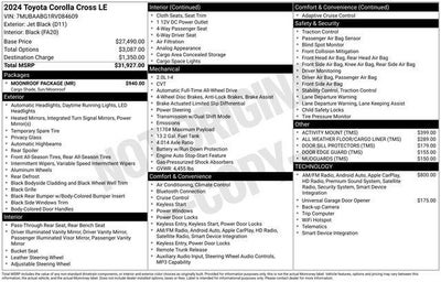 2024 Toyota Corolla Cross LE