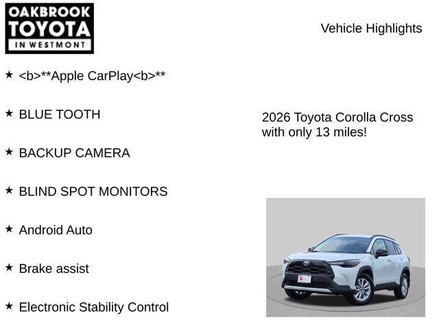 2026 Toyota Corolla Cross LE