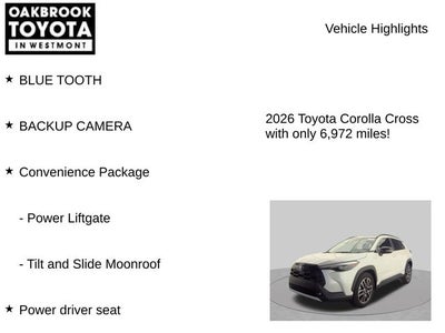 2026 Toyota Corolla Cross XLE