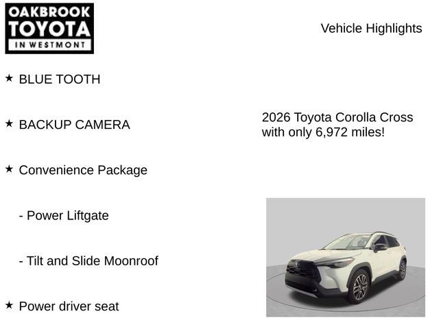 2026 Toyota Corolla Cross XLE