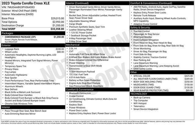 2023 Toyota Corolla Cross XLE