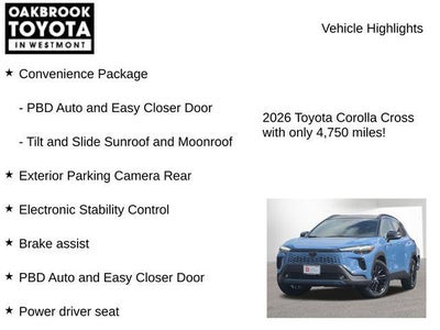 2026 Toyota COROLLA CROSS HV Hybrid XSE