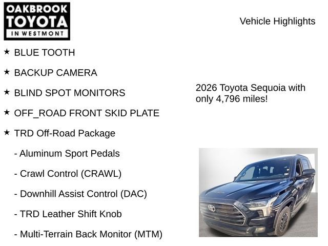 2026 Toyota Sequoia SR5