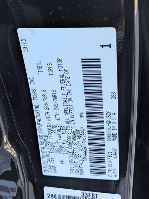 2026 Toyota SEQUOIA 4WD SR5